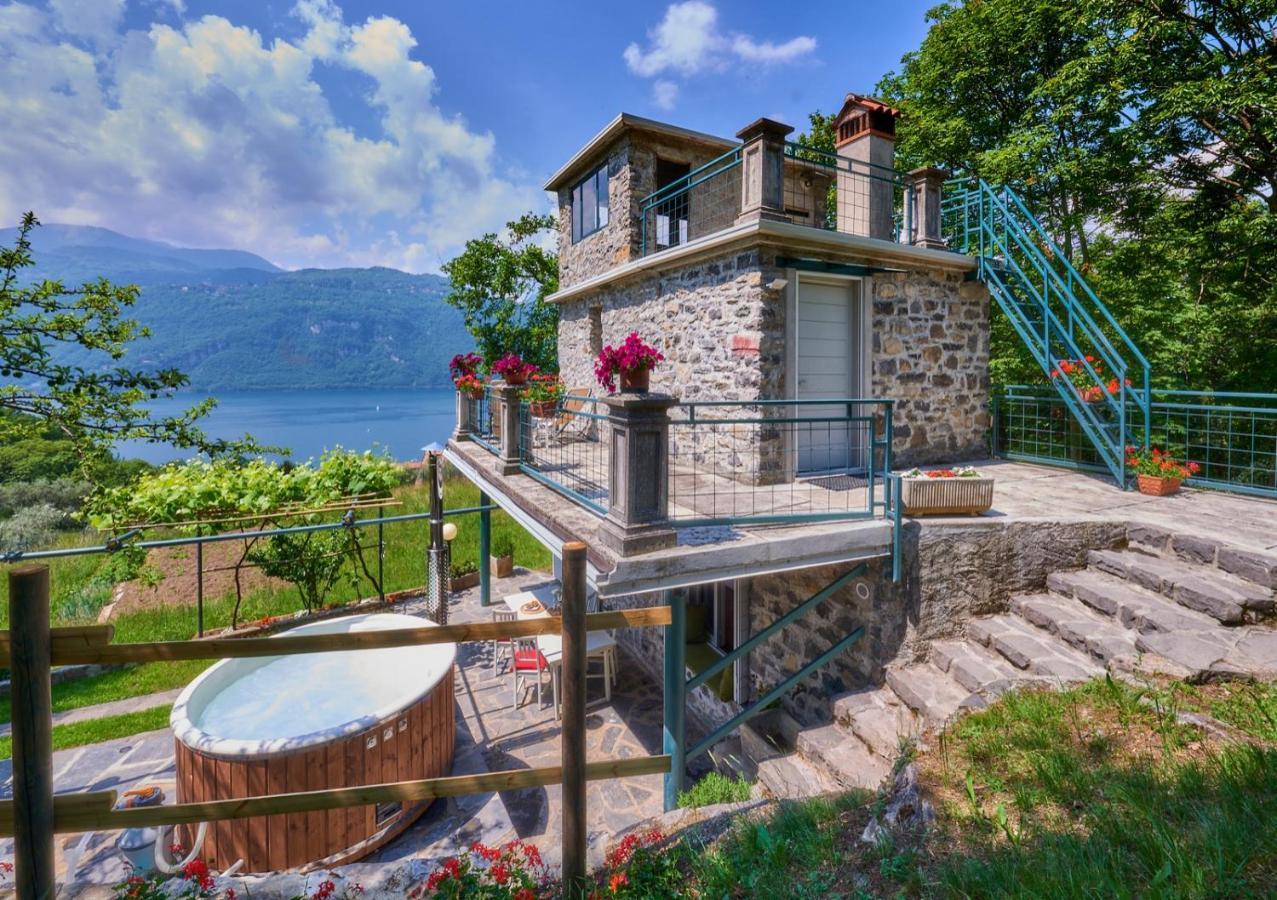 La Casetta Nel Bosco - Hot Tube And Sauna Льерна Экстерьер фото