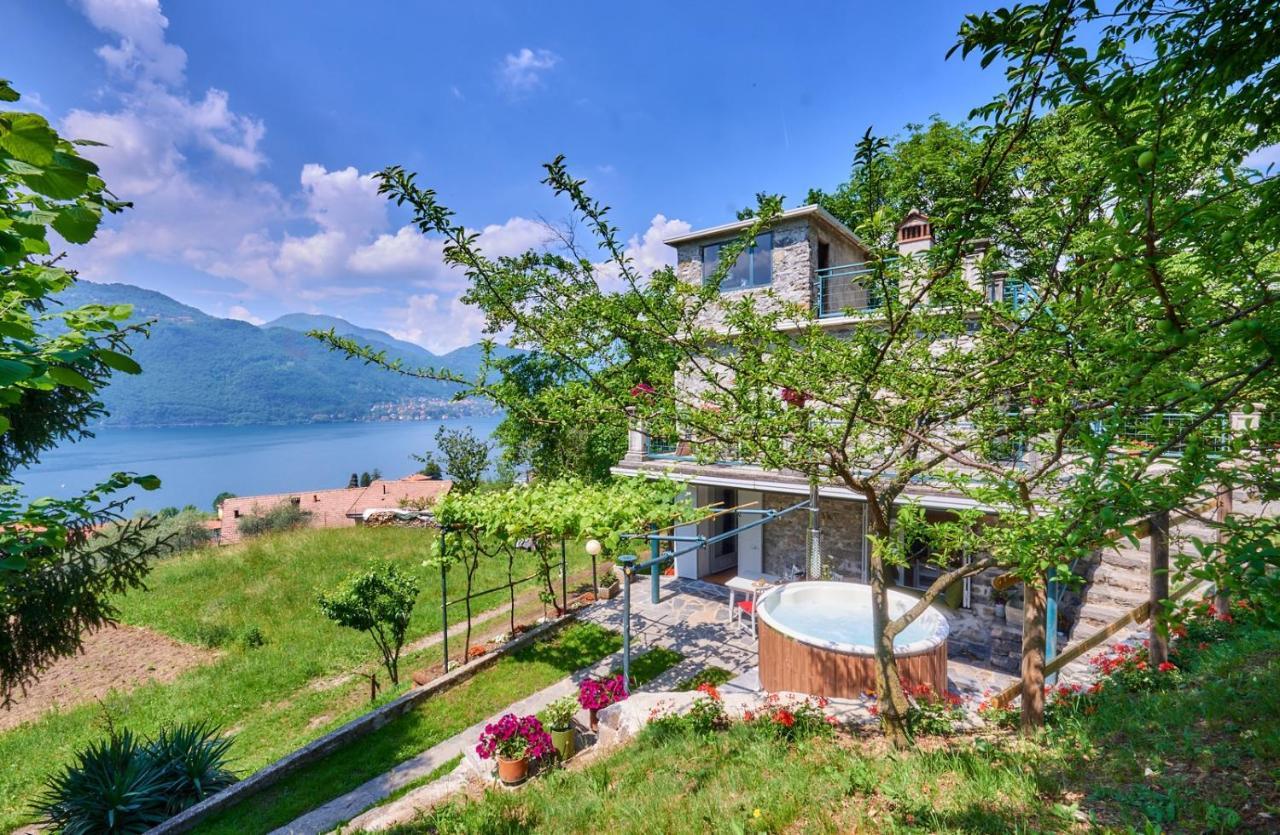La Casetta Nel Bosco - Hot Tube And Sauna Льерна Экстерьер фото